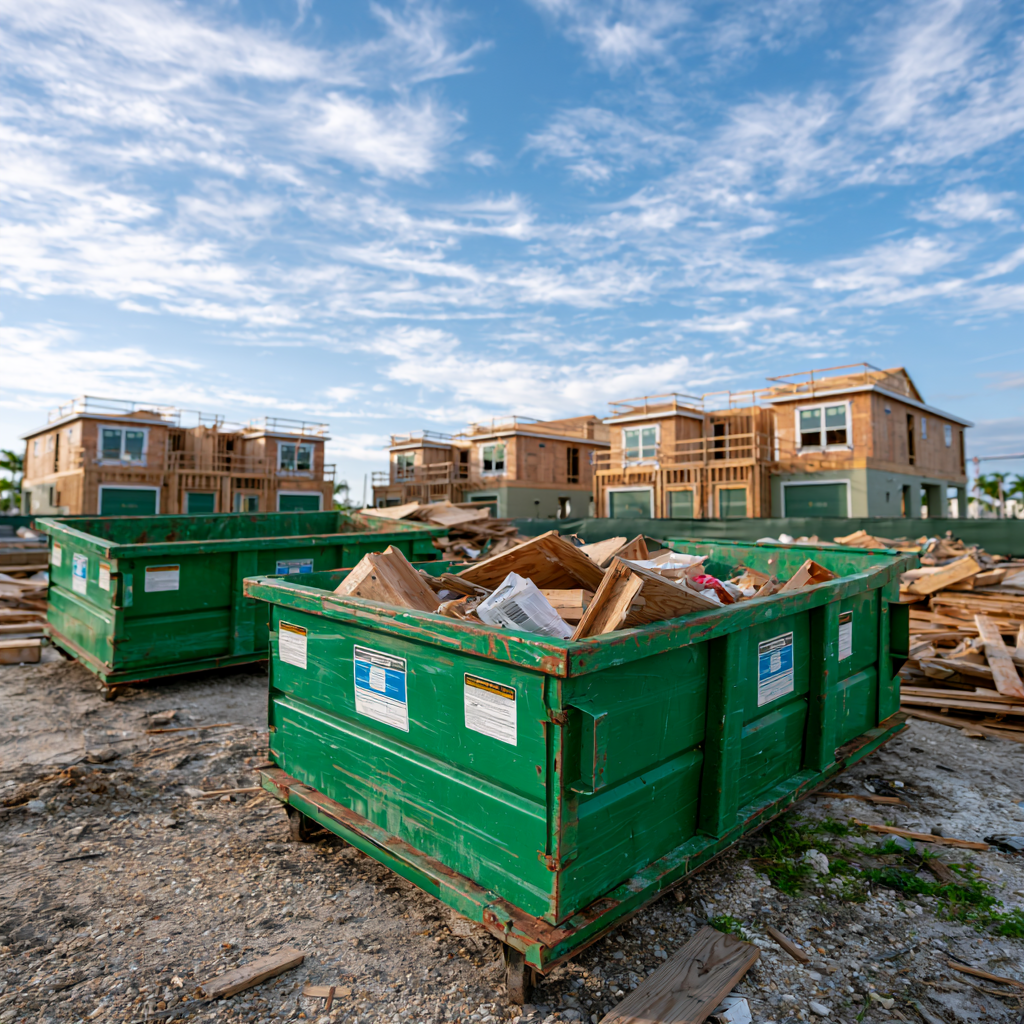 Construction dumpsters in Florida