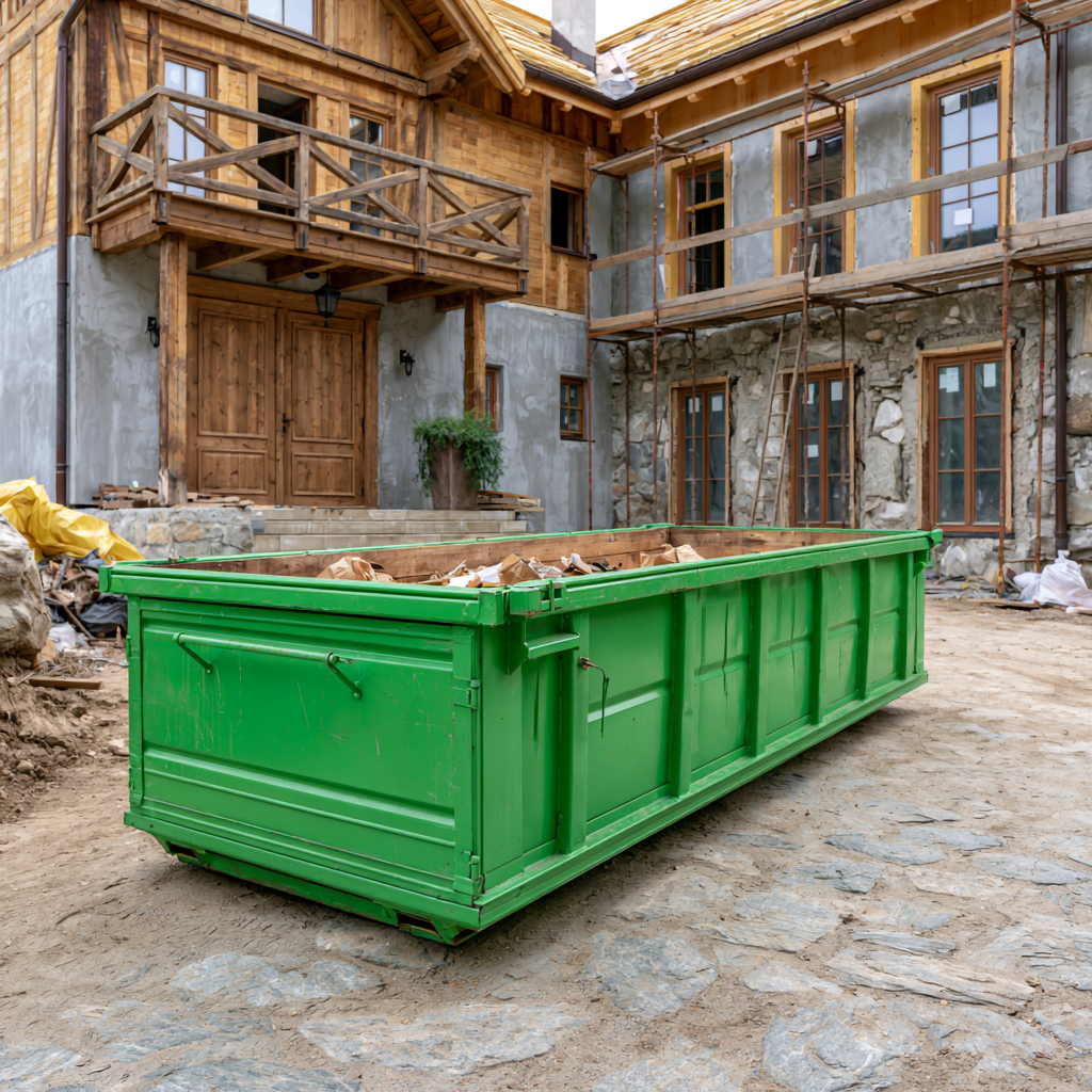 What size dumpster rental is best for construction in Clarksville?