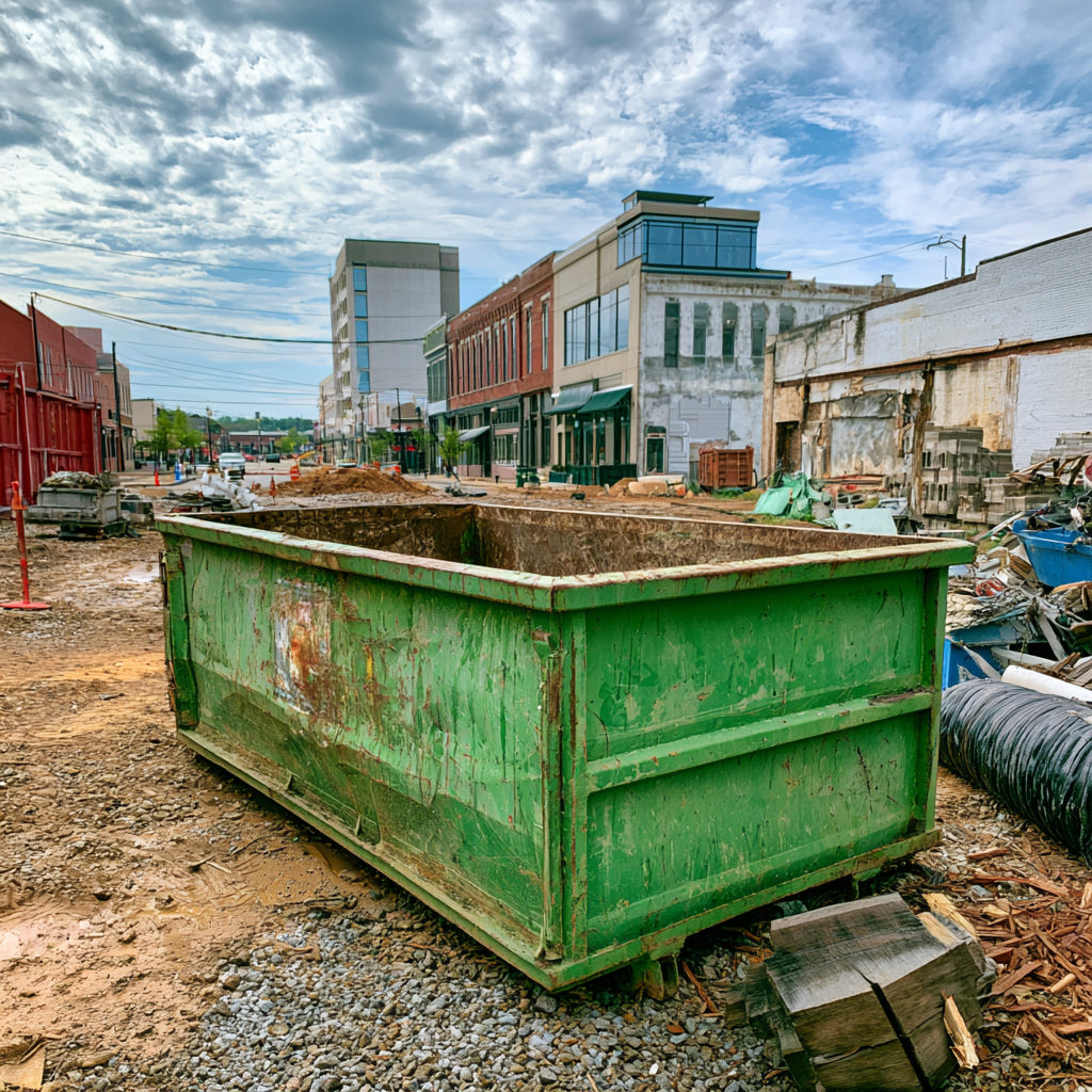 20 yard dumpsters are commonly used across Clarksville