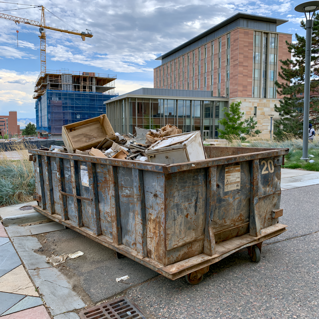 Dumpster placement for downtown Lynchburg VA