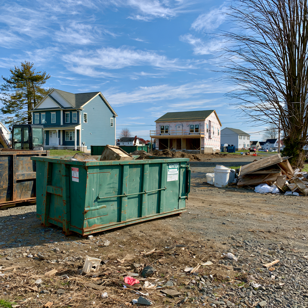 Dumpster rental in Springfield, MA neighborhoods