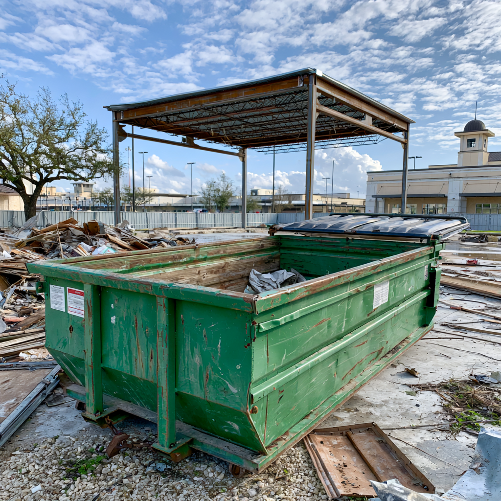 How much does a construction dumpster cost to rent in Katy, Texas?