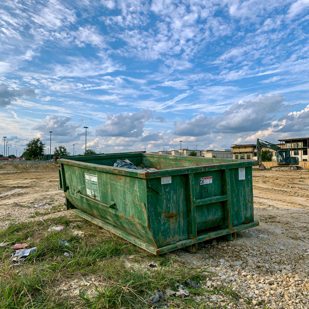Dumpster rentals for residential Texas neighborhoods