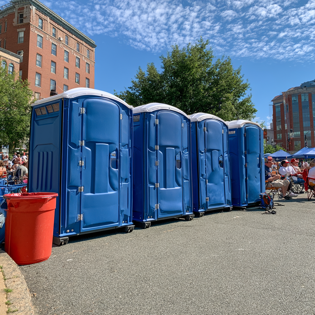 Portable toilet rentals for Springfield events