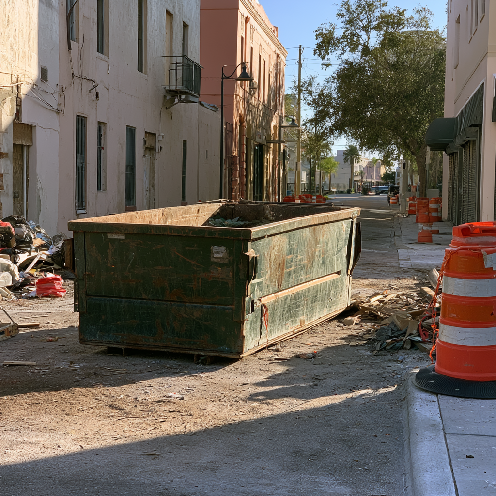 How much does a dumpster rental cost in Clearwater, Florida?