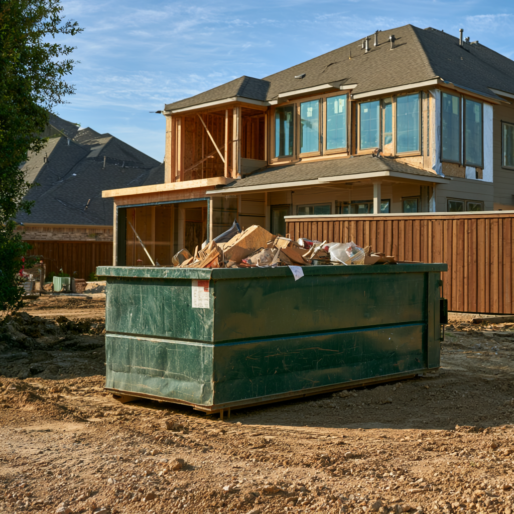McKinney dumpster weight estimation for residences