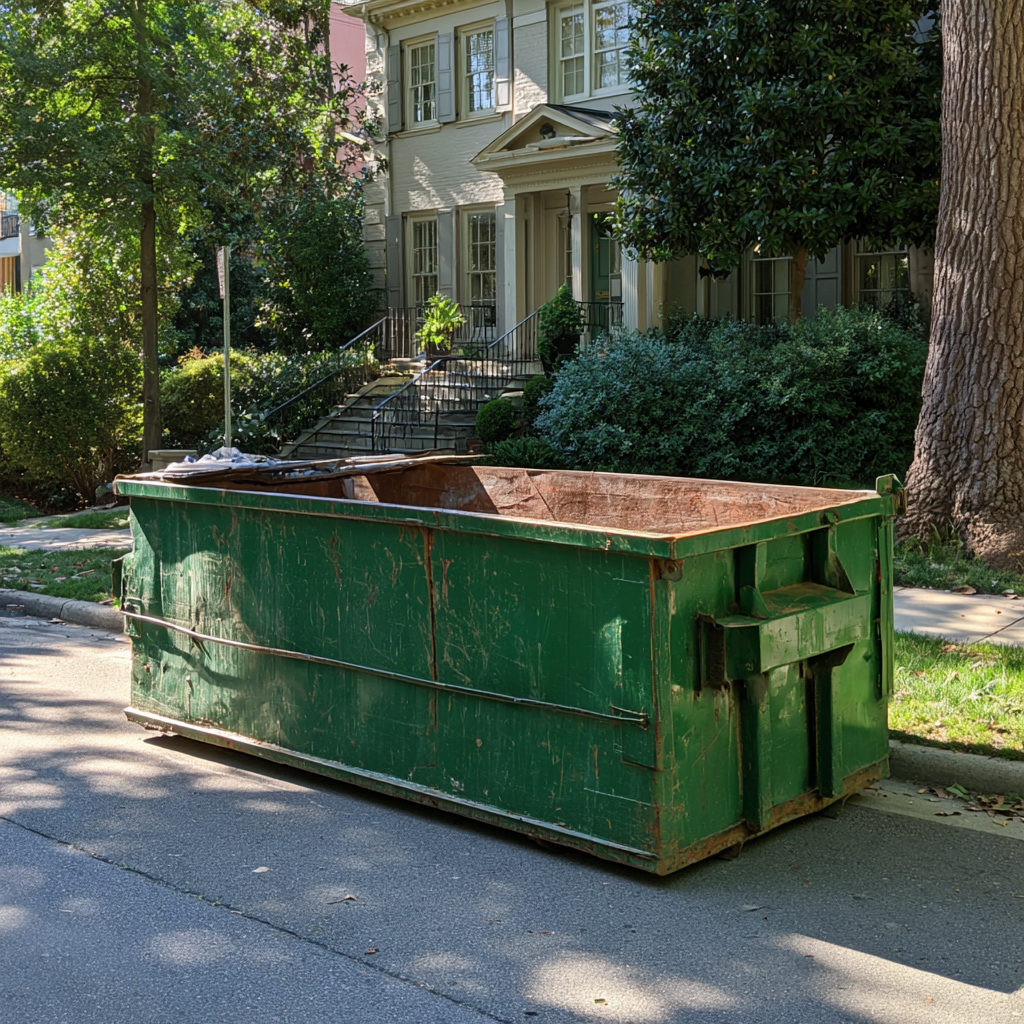 You typically need a permit to place a dumpster in a public street