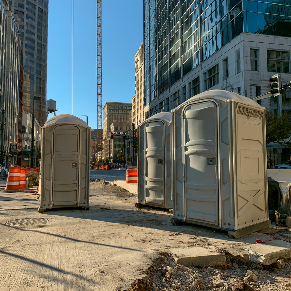 how much to rent a porta potty for a construction site per day