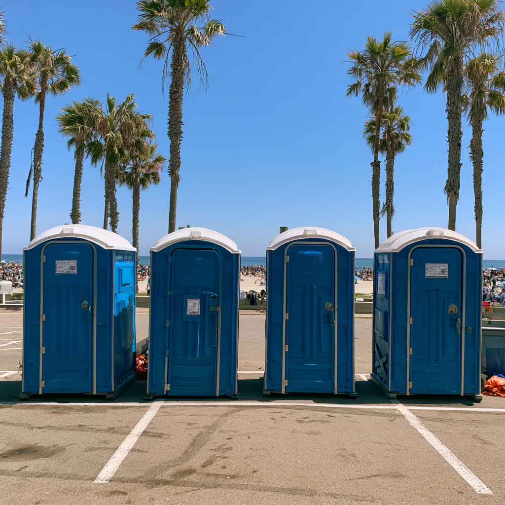 San Diego outdoor porta potty placement
