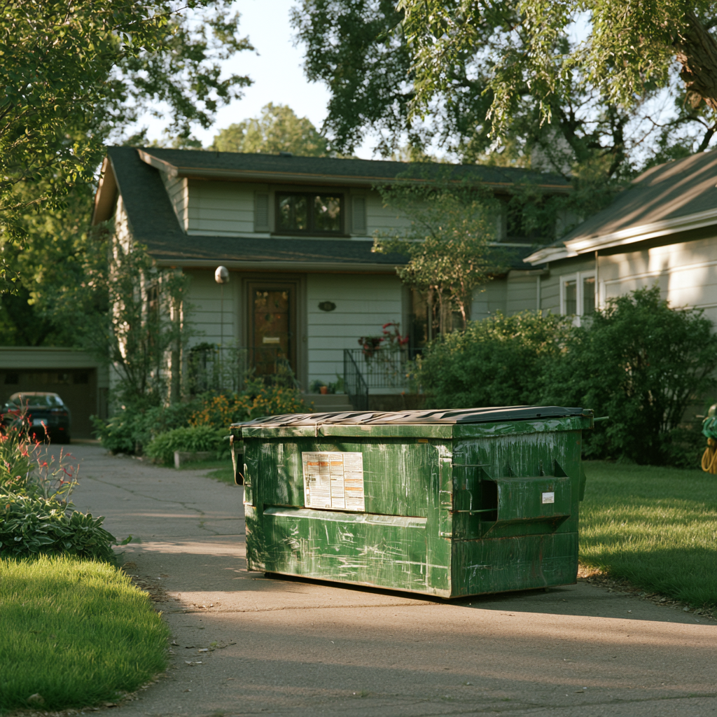 Dumpster rental calculator for homes in Minneapolis