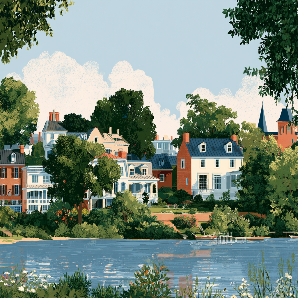 Waterfront properties in Fredericksburg, Virginia, use dumpster rentals for many purposes